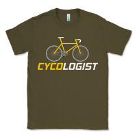Army Green cycologist funny cycling and bicycle sport design cycler humor gift bi Classic Tee - linhVisuals