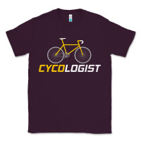 Plum cycologist funny cycling and bicycle sport design cycler humor gift bi Classic Tee - linhVisuals