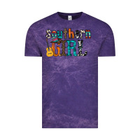 Cloud Purple southern girl Vintage Tee - RacoonDesign