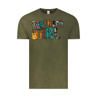 Vintage Olive southern girl Vintage Tee - RacoonDesign