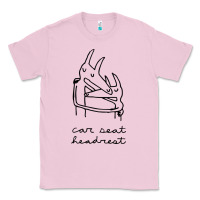 Bubblegum Pink Car Seat Headrest Classic Tee - linhVisuals