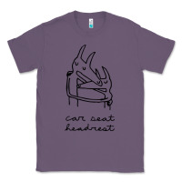 Lavender Car Seat Headrest Classic Tee - linhVisuals