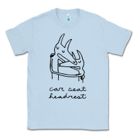 Dusty Blue Car Seat Headrest Classic Tee - linhVisuals