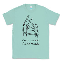 Seafoam Car Seat Headrest Classic Tee - linhVisuals