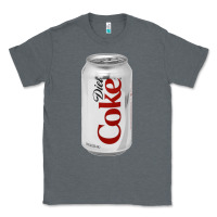 Charcoal Heather Diet Cola Coke Classic Tee - linhVisuals