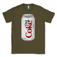 Army Green Diet Cola Coke Classic Tee - linhVisuals