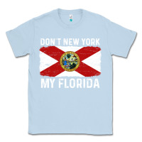 Dusty Blue don't new york my florida vintage flag funny saying gift Classic Tee - linhVisuals