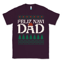 Plum feliz navi dad ugly christmas sweater funny spanish xmas pun gift for Classic Tee - linhVisuals