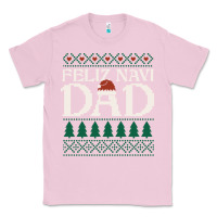 Bubblegum Pink feliz navi dad ugly christmas sweater funny spanish xmas pun gift for Classic Tee - linhVisuals