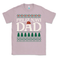 Lilac feliz navi dad ugly christmas sweater funny spanish xmas pun gift for Classic Tee - linhVisuals