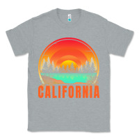 Heather Grey california t  shirt california sunset vintage trees scenery t  shirt Classic Tee - linhVisuals
