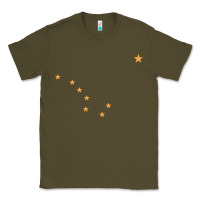Army Green flag of alaska Classic Tee - linhVisuals