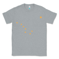 Heather Grey flag of alaska Classic Tee - linhVisuals