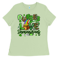 Matcha nurses love shenanigans st patricks day Ladies Tee - Artiststas