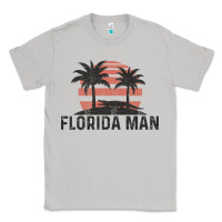 Moon Dust florida man state funny meme vintage palm trees and sunset retro sun Classic Tee - linhVisuals