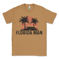Toasted Coconut florida man state funny meme vintage palm trees and sunset retro sun Classic Tee - linhVisuals