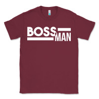 Burgundy boss man Classic Tee - linhVisuals