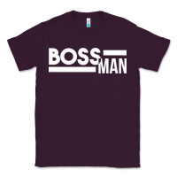 Plum boss man Classic Tee - linhVisuals