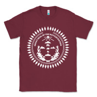 Burgundy great seal of the navajo nation faded style design Classic Tee - linhVisuals