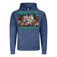 Vintage Denim western nurse stethoscope turquoise leopardes Vintage Hoodie - BarkalooDesign