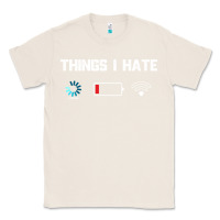 Natural funny things i hate low battery and wifi connection Classic Tee - linhVisuals