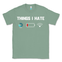 Sage funny things i hate low battery and wifi connection Classic Tee - linhVisuals