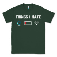 Sports Green funny things i hate low battery and wifi connection Classic Tee - linhVisuals