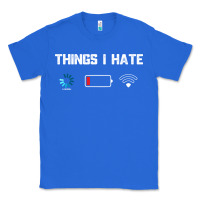 True Royal funny things i hate low battery and wifi connection Classic Tee - linhVisuals