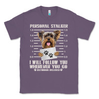 Lavender funny yorkie personal stalker yorkshire terrier  dog i will follow you Classic Tee - linhVisuals