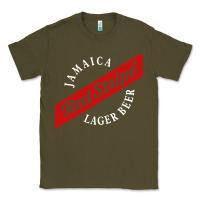 Army Green jamaica red stripe lager beer Classic Tee - linhVisuals