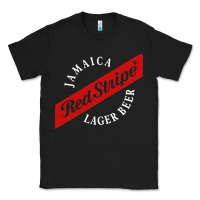 Black jamaica red stripe lager beer Classic Tee - linhVisuals
