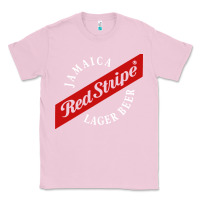 Bubblegum Pink jamaica red stripe lager beer Classic Tee - linhVisuals