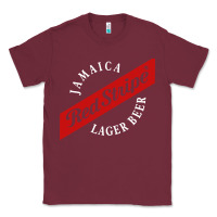 Burgundy jamaica red stripe lager beer Classic Tee - linhVisuals