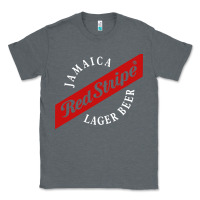 Charcoal Heather jamaica red stripe lager beer Classic Tee - linhVisuals