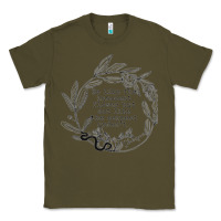 Army Green Lady Macbeth Shakespeare Quote Classic Tee - linhVisuals