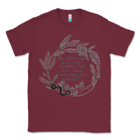 Burgundy Lady Macbeth Shakespeare Quote Classic Tee - linhVisuals