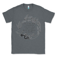 Charcoal Heather Lady Macbeth Shakespeare Quote Classic Tee - linhVisuals