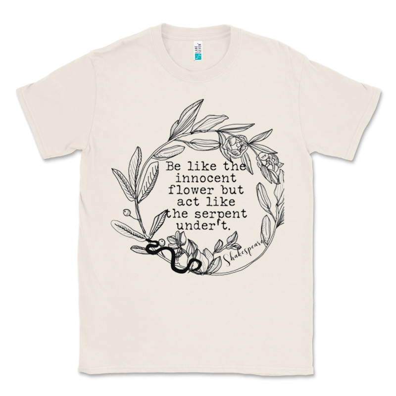 Lady Macbeth Shakespeare Quote Classic Tee by linhVisuals | Teevron