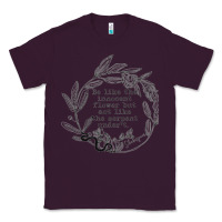 Plum Lady Macbeth Shakespeare Quote Classic Tee - linhVisuals