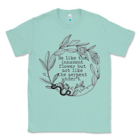Seafoam Lady Macbeth Shakespeare Quote Classic Tee - linhVisuals