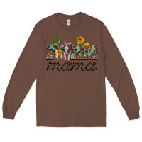 Chestnut farm mama with baby pigs Long Sleeve Tee - Artiststas