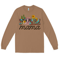 Farm Mama With Baby Pigs Long Sleeve Tee | Teevron