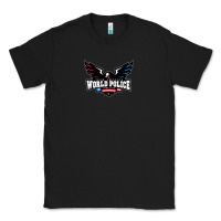 Black team america Classic Tee - linhVisuals