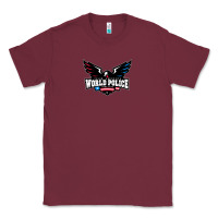Burgundy team america Classic Tee - linhVisuals