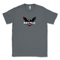 Charcoal Heather team america Classic Tee - linhVisuals