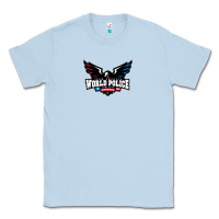 Dusty Blue team america Classic Tee - linhVisuals