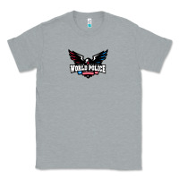 Heather Grey team america Classic Tee - linhVisuals