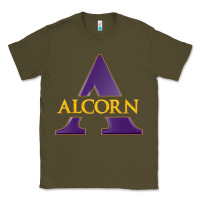 Army Green Alcorn Athletics Classic Tee - linhVisuals