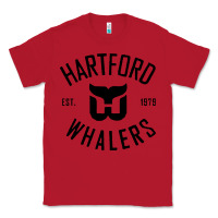 Red hartford ice hockey 1979 Classic Tee - linhVisuals