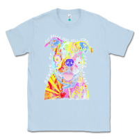 Dusty Blue pitbull t  shirt beware of pitbulls they will steal your heart t  shir Classic Tee - linhVisuals